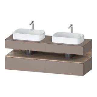 Duravit Waschtischunterschrank Qatego 160x55x60cm, E Ma/Ba m, Pl, B bs, B