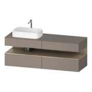 Duravit Waschtischunterschrank Qatego 160x55x60cm, E Ma/Ba m, Pl, B l, B