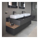 Duravit Waschtischunterschrank Qatego 160x55x60cm, E Ma/Gra m, Pl, B bs, B