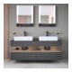 Duravit Waschtischunterschrank Qatego 160x55x60cm, E Ma/Gra m, Pl, B bs, B