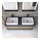 Duravit Waschtischunterschrank Qatego 160x55x60cm, E Ma/Gra m, Pl, B bs, B