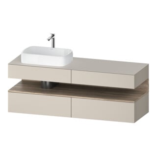 Duravit Waschtischunterschrank Qatego 160x55x60cm, E Ma/t m, Pl, B l, Nischenb