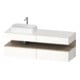 Duravit Waschtischunterschrank Qatego 160x55x60cm, E Ma/w g, Pl, B l, Nischenb-1