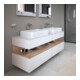 Duravit Waschtischunterschrank Qatego 160x55x60cm, E Ma/w m, Pl, B bs, B