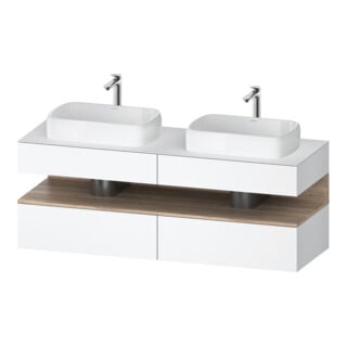 Duravit Waschtischunterschrank Qatego 160x55x60cm, E Ma/w m, Pl, Beck. beids.