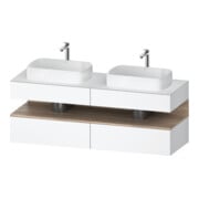 Duravit Waschtischunterschrank Qatego 160x55x60cm, E Ma/w m, Pl, Beck. beids.