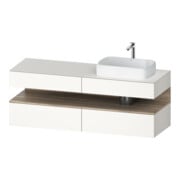 Duravit Waschtischunterschrank Qatego 160x55x60cm, E Ma/w m, Pl, Beck. re