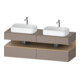 Duravit Waschtischunterschrank Qatego 160x55x60cm, E na/b m, Pl, B bs, B-1