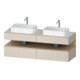 Duravit Waschtischunterschrank Qatego 160x55x60cm, E na/tau m, Pl, B bs, B-1