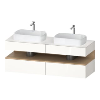 Duravit Waschtischunterschrank Qatego 160x55x60cm, E na/we g, Pl, Beck. beids.