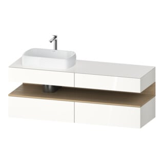 Duravit Waschtischunterschrank Qatego 160x55x60cm, E na/we g, Pl, Beck. li