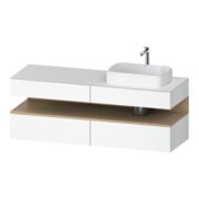 Duravit Waschtischunterschrank Qatego 160x55x60cm, E na/we m, Pl, B r, B