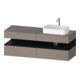 Duravit Waschtischunterschrank Qatego 160x55x60cm, E sw/Bas m, Pl, B r, B-1