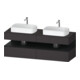 Duravit Waschtischunterschrank Qatego 160x55x60cm, E sw/gra m, Pl, B beids.