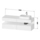 Duravit Waschtischunterschrank Qatego 160x55x60cm, E sw/gra m, Pl, B r, B