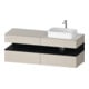Duravit Waschtischunterschrank Qatego 160x55x60cm, E sw/tau m, Pl, B r, B-1