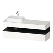 Duravit Waschtischunterschrank Qatego 160x55x60cm, E sw/we m, Pl, B l, B
