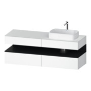Duravit Waschtischunterschrank Qatego 160x55x60cm, E sw/we m, Pl, B r, B