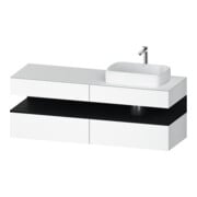 Duravit Waschtischunterschrank Qatego 160x55x60cm, E sw/we m, Pl, Beck. re