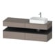 Duravit Waschtischunterschrank Qatego 160x55x60cm, gra m/ba m, Pl, B r, B-1