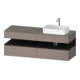 Duravit Waschtischunterschrank Qatego 160x55x60cm, gra m/ba m, Pl, B r, B-1