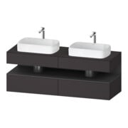 Duravit Waschtischunterschrank Qatego 160x55x60cm, gra m/Gr m, Pl, B bs, B