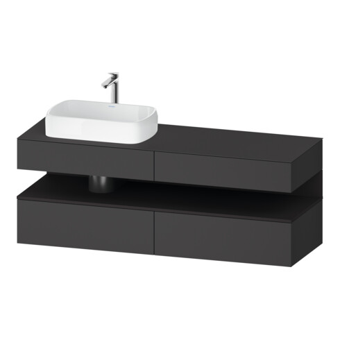 Duravit Waschtischunterschrank Qatego 160x55x60cm, gra m/Gr m, Pl, B l, B