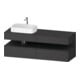 Duravit Waschtischunterschrank Qatego 160x55x60cm, gra m, Pl, B li, Nischenb
