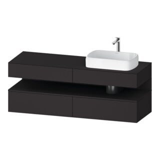 Duravit Waschtischunterschrank Qatego 160x55x60cm, gra m, Pl, Beck. re