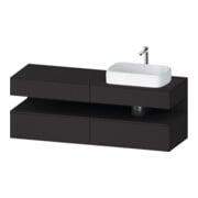Duravit Waschtischunterschrank Qatego 160x55x60cm, gra m, Pl, Beck. re
