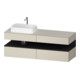 Duravit Waschtischunterschrank Qatego 160x55x60cm, gra m/ta m, Pl, B l, B-1