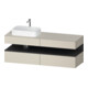 Duravit Waschtischunterschrank Qatego 160x55x60cm, gra m/ta m, Pl, Beck. li