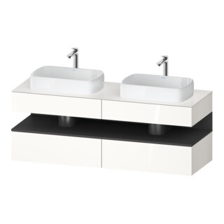 Duravit Waschtischunterschrank Qatego 160x55x60cm, gra m/we g, Pl, B bs, B