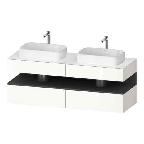 Duravit Waschtischunterschrank Qatego 160x55x60cm, gra m/we g, Pl, B bs, B