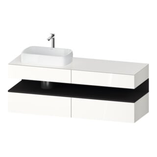 Duravit Waschtischunterschrank Qatego 160x55x60cm, gra m/we g, Pl, B l, B