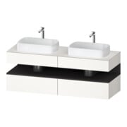 Duravit Waschtischunterschrank Qatego 160x55x60cm, gra m/we m, Pl, B beids.