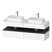 Duravit Waschtischunterschrank Qatego 160x55x60cm, gra m/we m, Pl, B bs, B