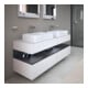 Duravit Waschtischunterschrank Qatego 160x55x60cm, gra m/we m, Pl, B bs, B