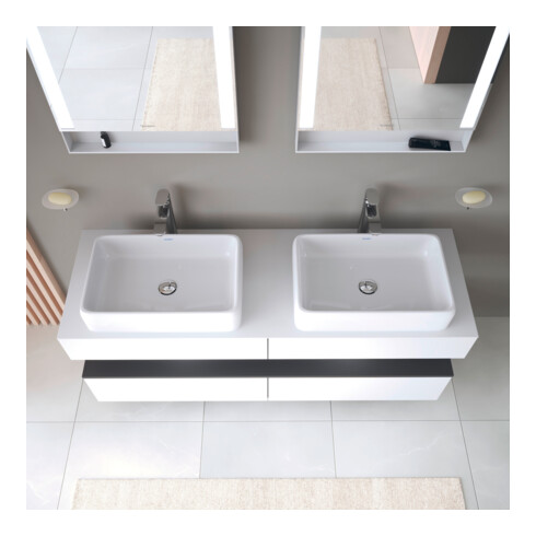 Duravit Waschtischunterschrank Qatego 160x55x60cm, gra m/we m, Pl, B bs, B