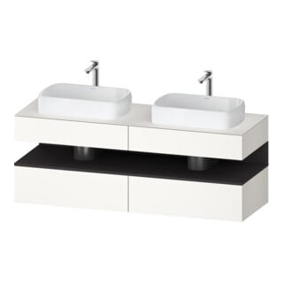 Duravit Waschtischunterschrank Qatego 160x55x60cm, gra m/we m, Pl, B bs, B