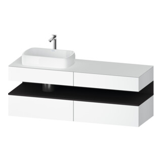 Duravit Waschtischunterschrank Qatego 160x55x60cm, gra m/we m, Pl, B l, B