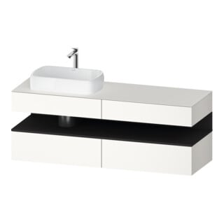 Duravit Waschtischunterschrank Qatego 160x55x60cm, gra m/we m, Pl, Beck. li