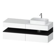 Duravit Waschtischunterschrank Qatego 160x55x60cm, gra m/we m, Pl, Beck. re