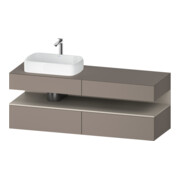 Duravit Waschtischunterschrank Qatego 160x55x60cm, T m/ba m, Pl, B l, Nischenb