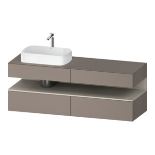 Duravit Waschtischunterschrank Qatego 160x55x60cm, T m/ba m, Pl, B l, Nischenb