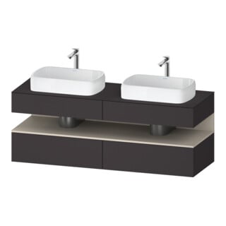 Duravit Waschtischunterschrank Qatego 160x55x60cm, T m/Gr m, Pl, B bs, B