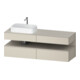 Duravit Waschtischunterschrank Qatego 160x55x60cm, T m/ta m, Pl, B l, Nischenb