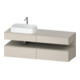 Duravit Waschtischunterschrank Qatego 160x55x60cm, T m/ta m, Pl, Beck. li-1