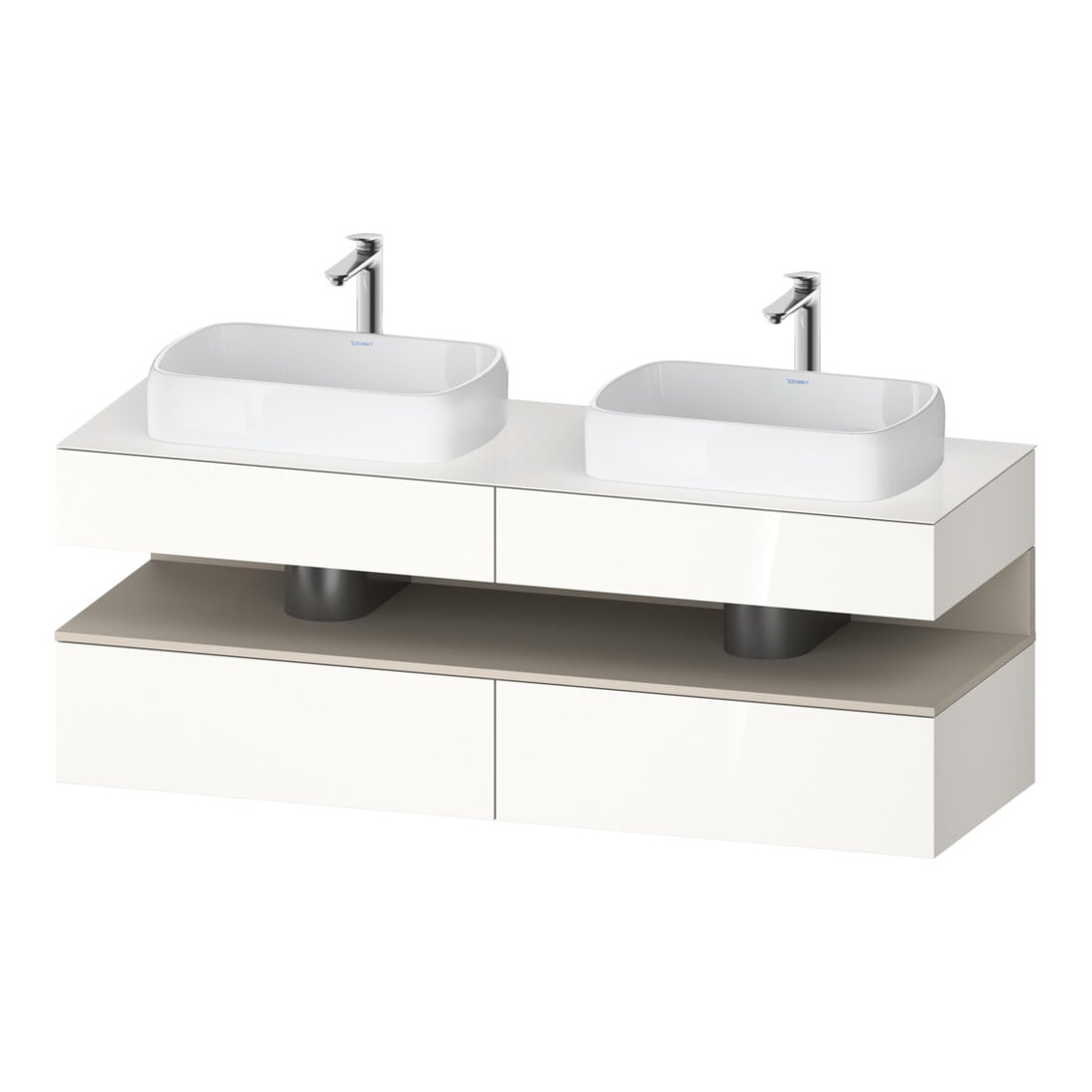 Duravit Waschtischunterschrank Qatego 160x55x60cm, T m/we g, Pl, B bs, B