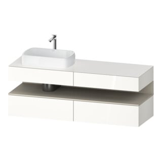 Duravit Waschtischunterschrank Qatego 160x55x60cm, T m/we g, Pl, B l, Nischenb